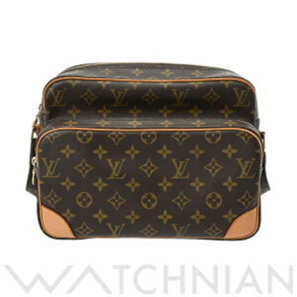 Louis Vuitton Monogram Nile Brown Canvas Shoulder Bag - Picture 1 of 9